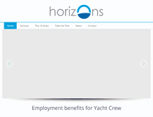 Tablet Screenshot of my-horizons.com